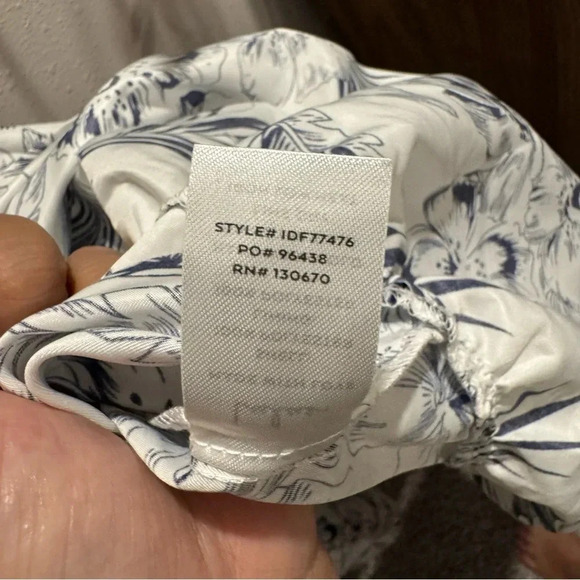 NWT Lulu's Tropical Sunshine White Floral Print Tiered Midi Dress Size Large - Picture 9 of 10